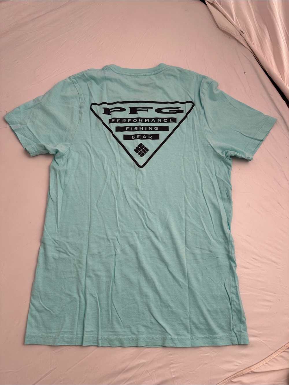 Columbia PFG aqua and black short sleeve t-shirt - Picture 3 of 7